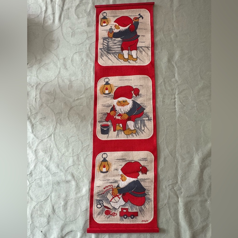 Vintage burlap/jute Wall Hanging